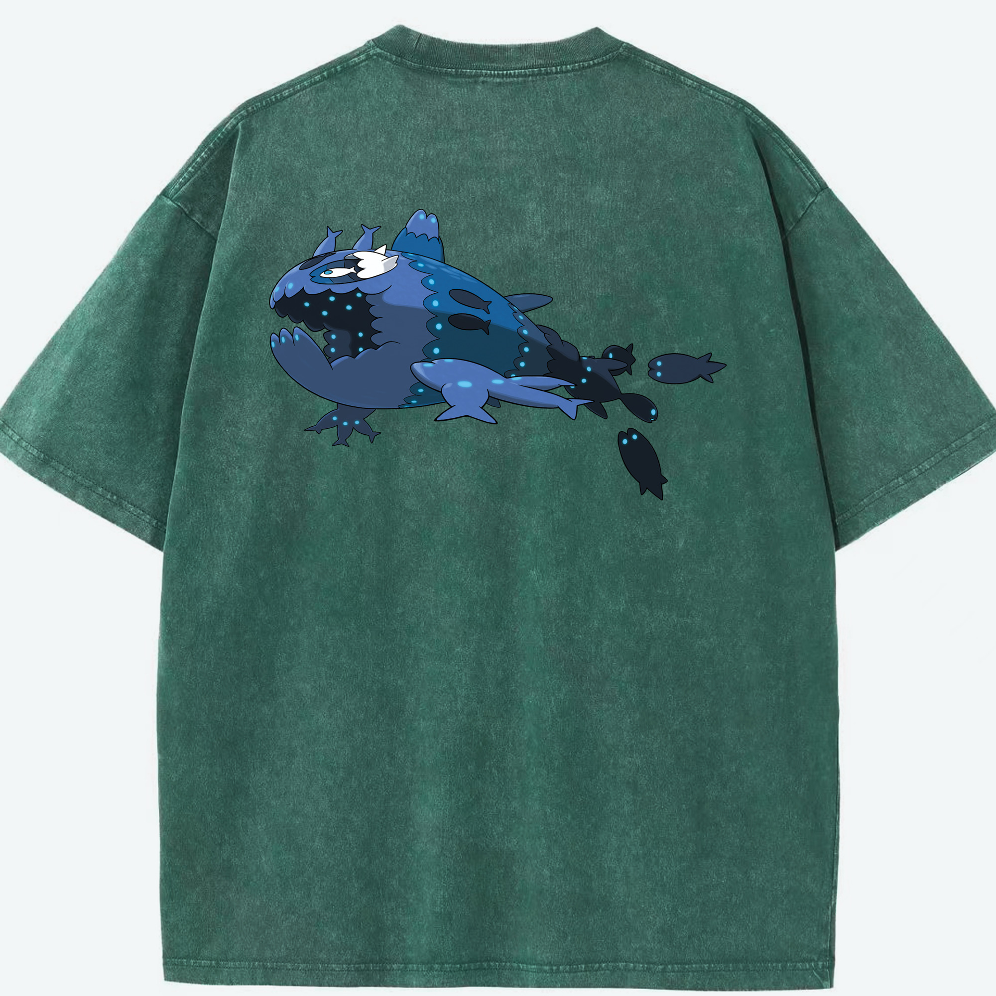 （画像用） ポケットモンスター Pokémon 綿100% ヴィンテージ風 半袖Tシャツ（背面プリント）